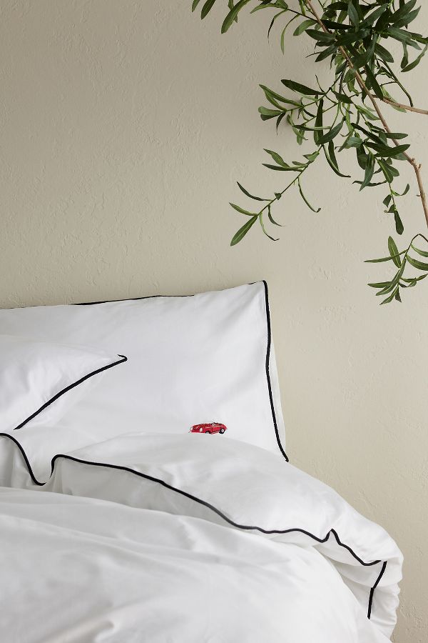 Slide View: 1: Sukun Positano Cotton Sateen Bedding Bundle Set