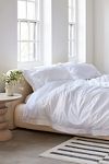 Thumbnail View 1: Sukun Amalfi White Cotton Sateen Bedding Set