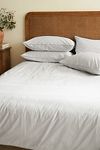 Thumbnail View 1: Dip & Doze Organic Cotton Grey Stripe Pillowcase, Set of 2