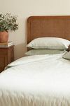 Thumbnail View 1: Dip & Doze Organic Cotton Sage Stripe Pillowcase, Set of 2