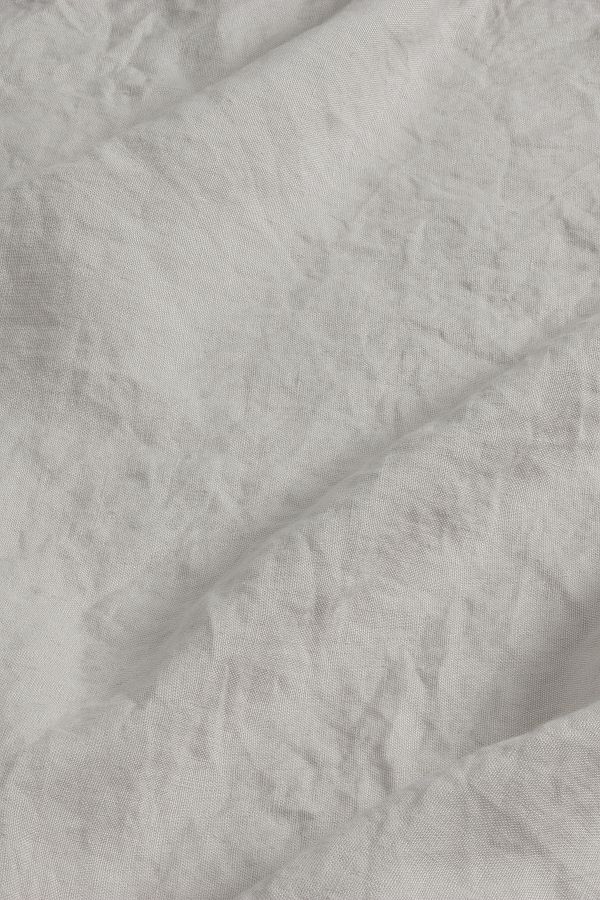 Slide View: 2: Dip & Doze Dove Grey Washed Linen Duvet Cover