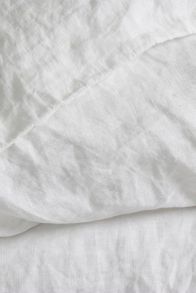 Slide View: 3: Dip & Doze White Washed Linen Pillowcase, Set of 2