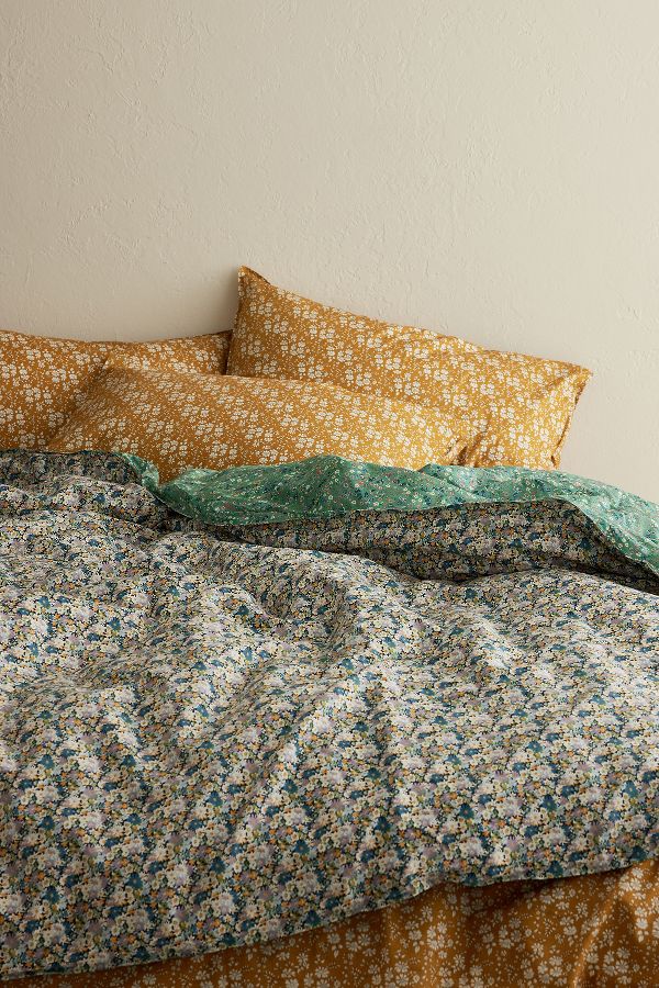 Slide View: 1: Coco & Wolf Donna Leigh Green & Libby Quilted Bedspread