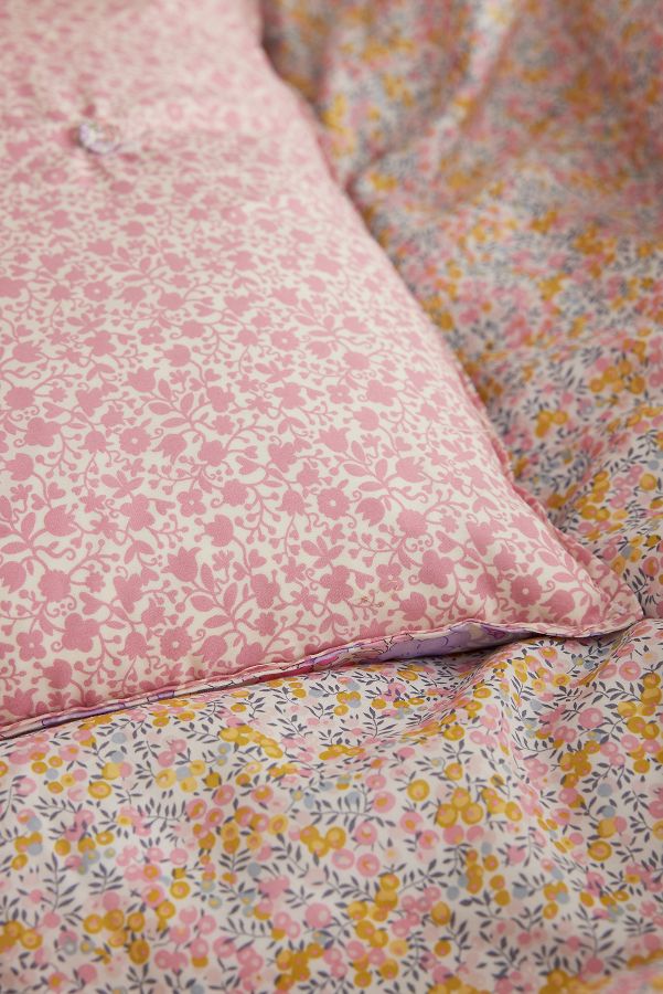 Slide View: 2: Coco & Wolf Pink Patchwork Square Cushion