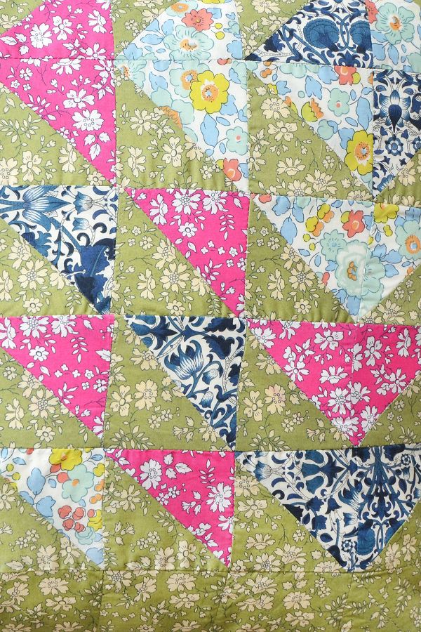 Slide View: 2: Coco & Wolf Capel Pistachio, Lodden & Betsy Sage Patchwork Square Cushion