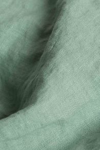 Slide View: 2: Piglet In Bed Sage Green Linen Fitted Sheet