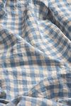 Thumbnail View 2: Piglet In Bed Blue Gingham Linen Pillowcase, Set of 2