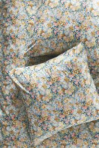 Slide View: 1: Leora Organic Cotton Percale Floral Euro Sham