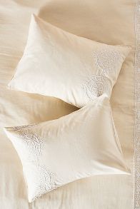 Slide View: 1: Louisa Embroidered Pillowcase, Set of 2