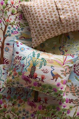 Tales Cotton Slub Printed Shams, Set of 2