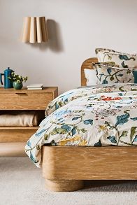 Slide View: 5: Hattie Cotton Slub Floral Duvet