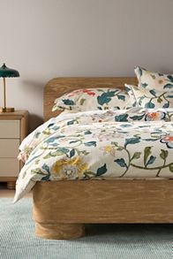 Slide View: 1: Hattie Cotton Slub Floral Duvet