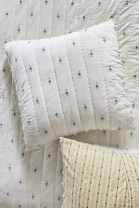 Slide View: 1: Cate Cotton Woven Euro Sham