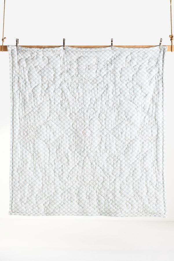 Slide View: 4: Sawyer Cotton Printed Quilt 