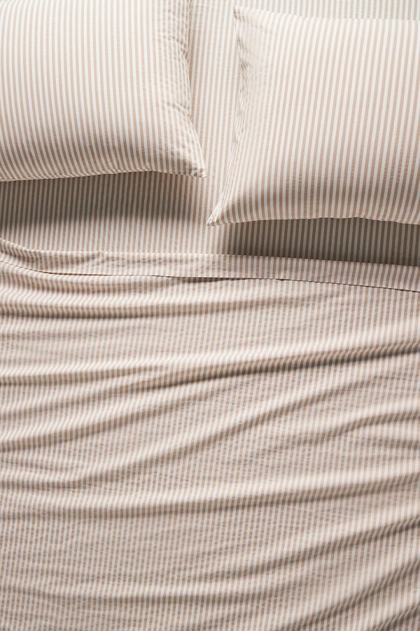 Slide View: 1: Maeve by Anthropologie Organic Cotton Percale Sheet Set