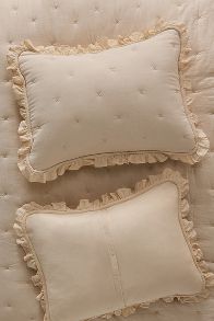 Slide View: 1: Naomi Cotton Ruffle Shams, Set of 2