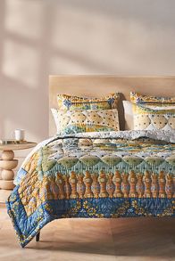 Slide View: 1: Talula Cotton Handcrafted Quilt