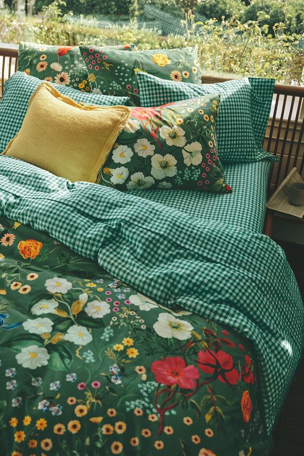 Slide View: 2: Maeve Lola Organic Sateen Duvet Cover