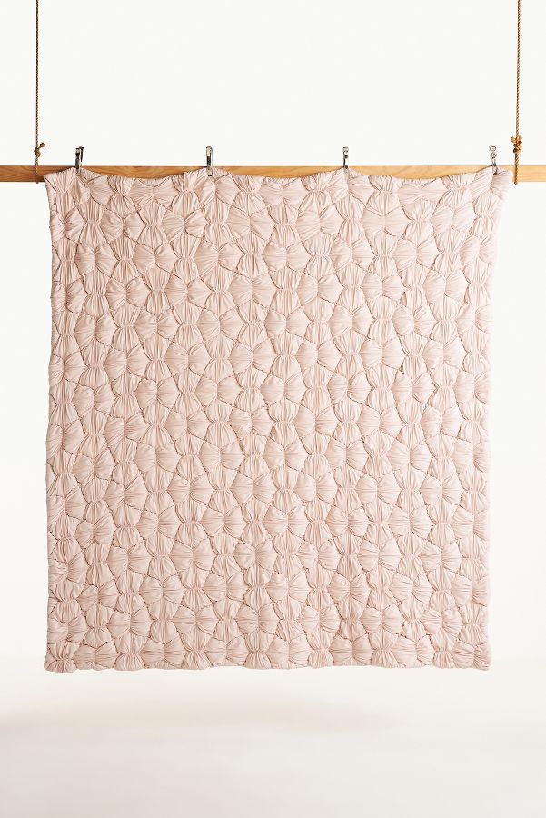 Slide View: 3: Constance Cotton Jersey Cloud Quilt