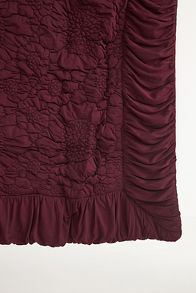 Slide View: 5: Dahlia Cotton Jersey Floral Quilt