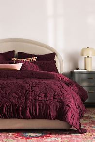 Slide View: 1: Dahlia Cotton Jersey Floral Quilt