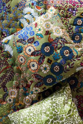 The Printed Textured Cotton Euro Sham