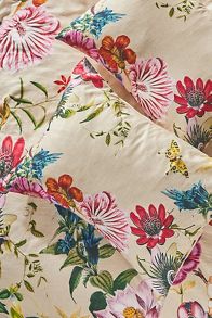 Slide View: 1: Rowena Organic Cotton Slub Botanique Shams, Set of 2