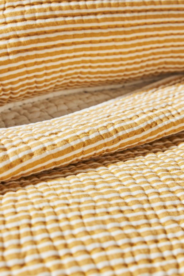 Slide View: 2: Betsy Cotton Stripe Coverlet