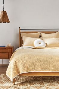 Slide View: 1: Betsy Cotton Stripe Coverlet