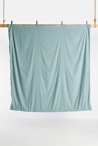 Slide View: 4: Olive Cotton Sateen Duvet