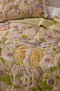 Slide View: 2: Millie Cotton Printed Floral Quilt