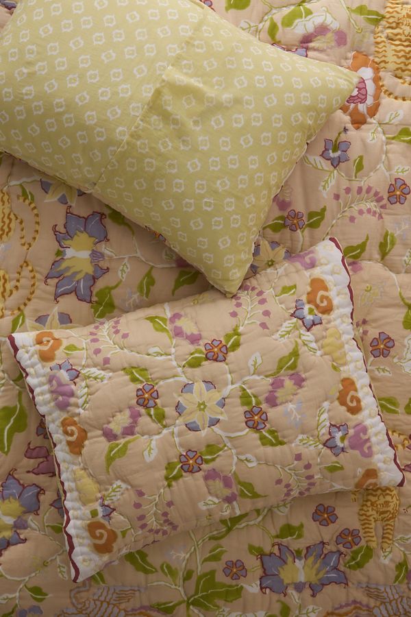 Slide View: 1: Millie Cotton Printed Shams, Set of 2