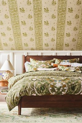 MINDTHEGAP Cotton Percale Printed Duvet​ Cover