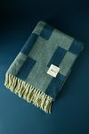 Thumbnail View 1: TBCo Lambswool Green Checker Throw Blanket