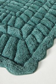 Slide View: 2: Leighton Hand-Tufted Cotton Bath Mat