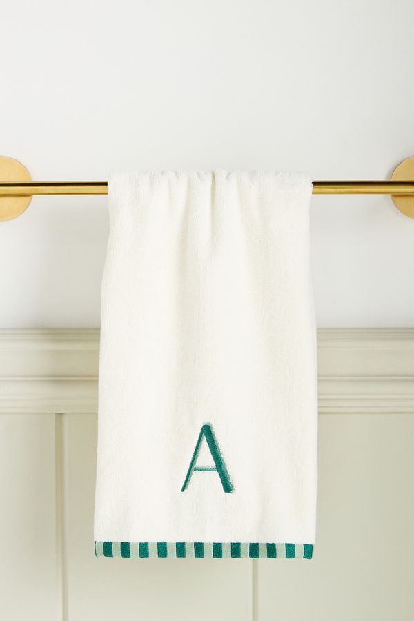 Slide View: 3: Monogram Hand Towel