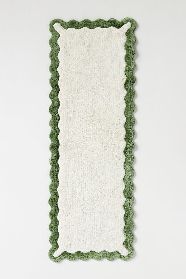 Slide View: 3: Maeve by Anthropologie Scalloped Cotton Bath Mat