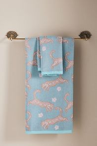 Slide View: 4: Maeve by Anthropologie Leopard Cotton Towel Collection