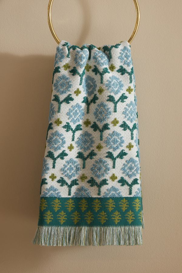 Slide View: 1: Aryn Cotton Hand Towel