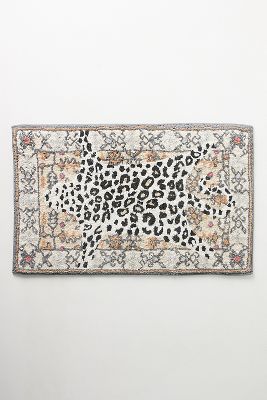 Octavia Tufted Cotton Leopard Bath Mat