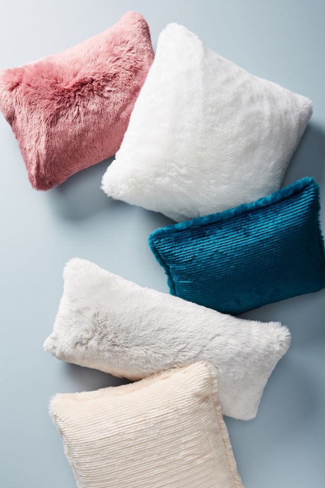 Fireside Faux Fur Pillow Anthropologie