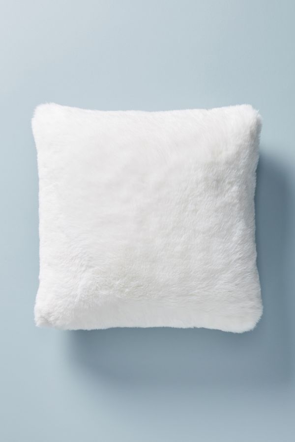 Slide View: 1: Fireside Faux Fur Pillow