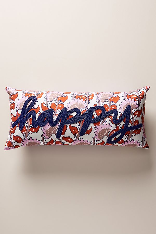Slide View: 1: Beaded Devann Pillow