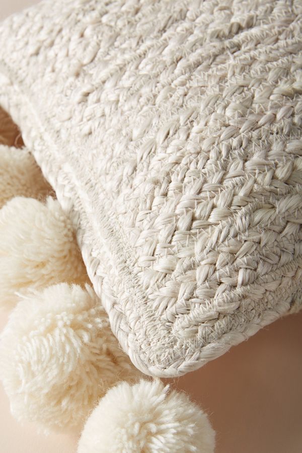 Slide View: 7: Pommed Jute Pillow