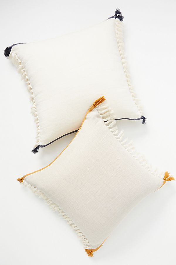 Slide View: 1: Color-Tipped Pillow