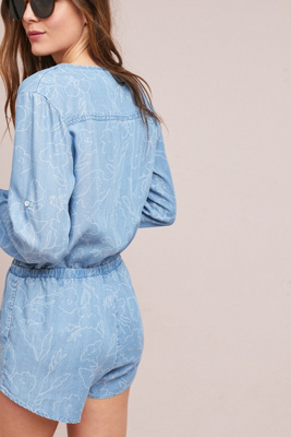 cloth and stone chambray jumpsuit
