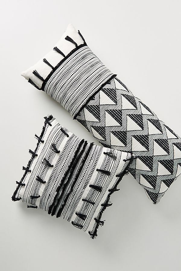 Slide View: 1: Jacquard-Woven Libby Pillow