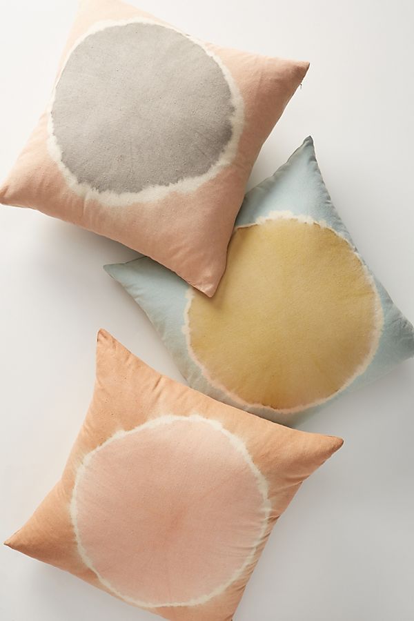 Slide View: 1: Flower-Dyed Ardel Pillow