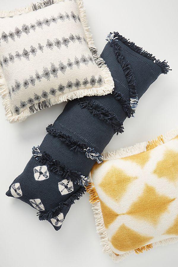 Slide View: 2: Fringed Sierra Pillow