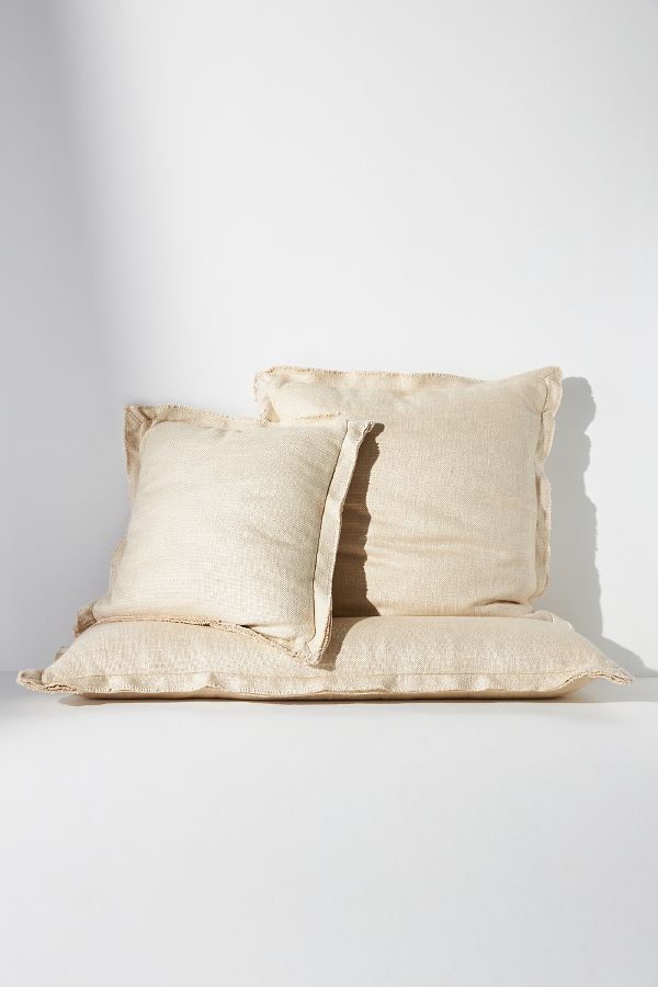 Slide View: 1: Luxe Linen Blend Cushion